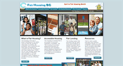 Desktop Screenshot of fairhousingsc.com